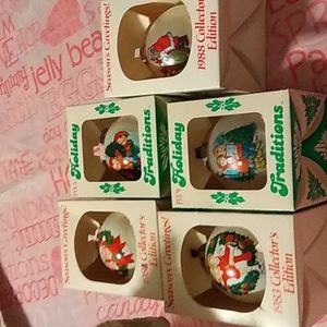 Campbell Kids Vtg Xmas Ornanent Bundle